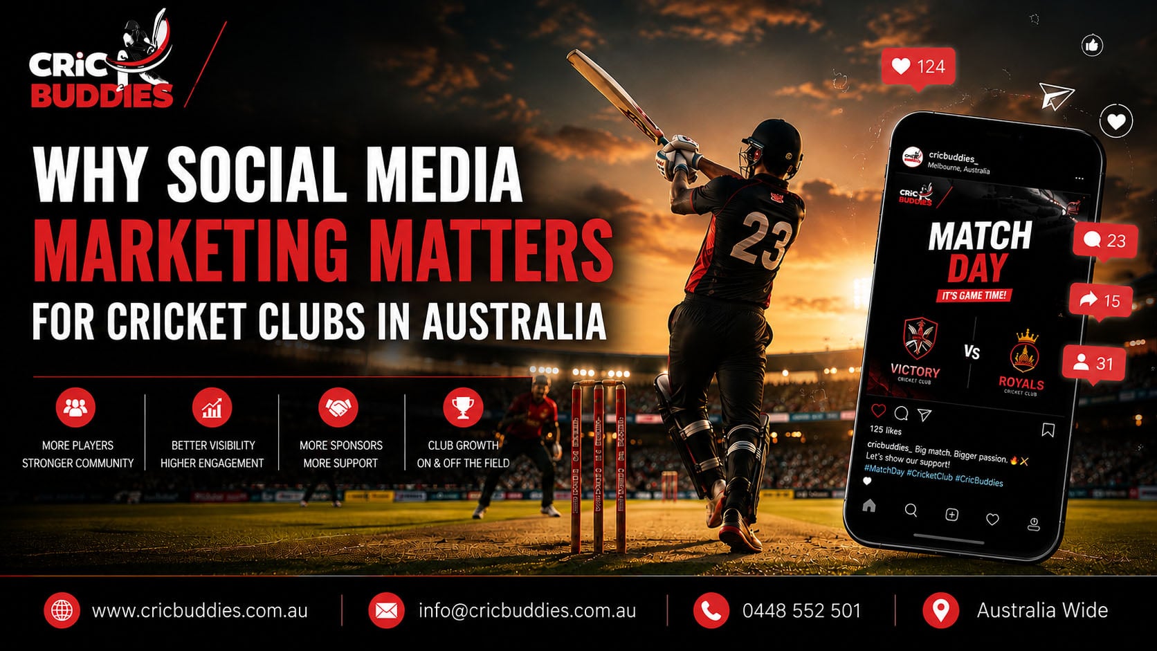 Why Social Media Marketing Matters for Cricket Clubs in Australia