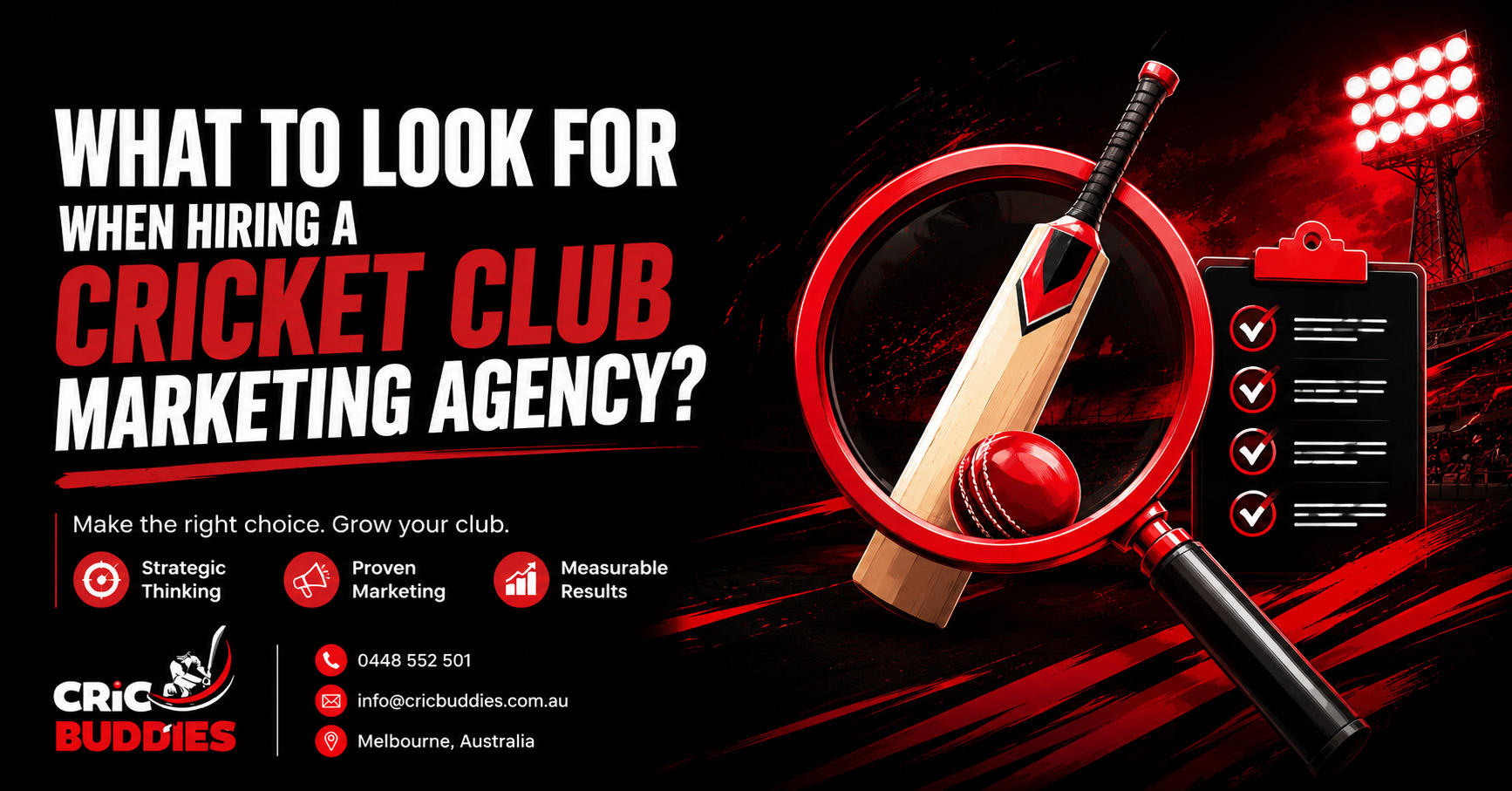 What to Look for When Hiring a Cricket Club Marketing Agency