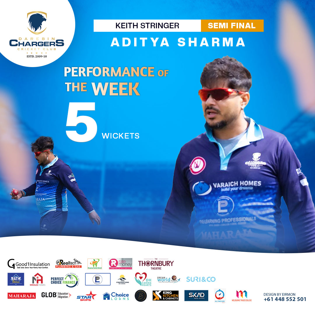 Darebin Chargers — 5 Wickets Performance