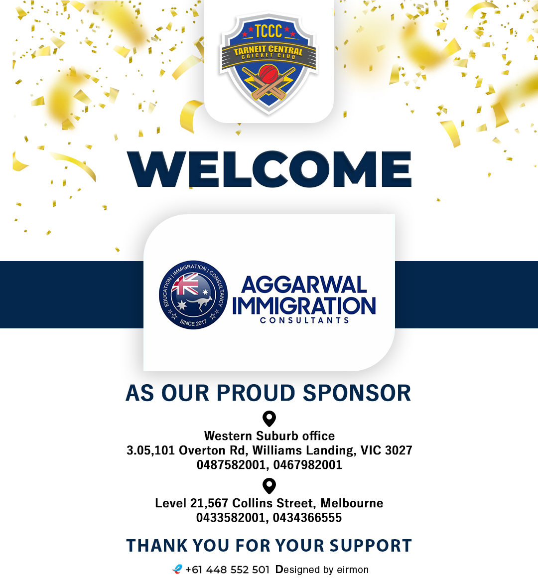 Sponsor Welcome Poster
